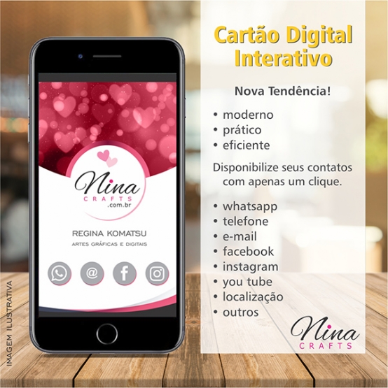 Cartão Digital Interativo Personalizado